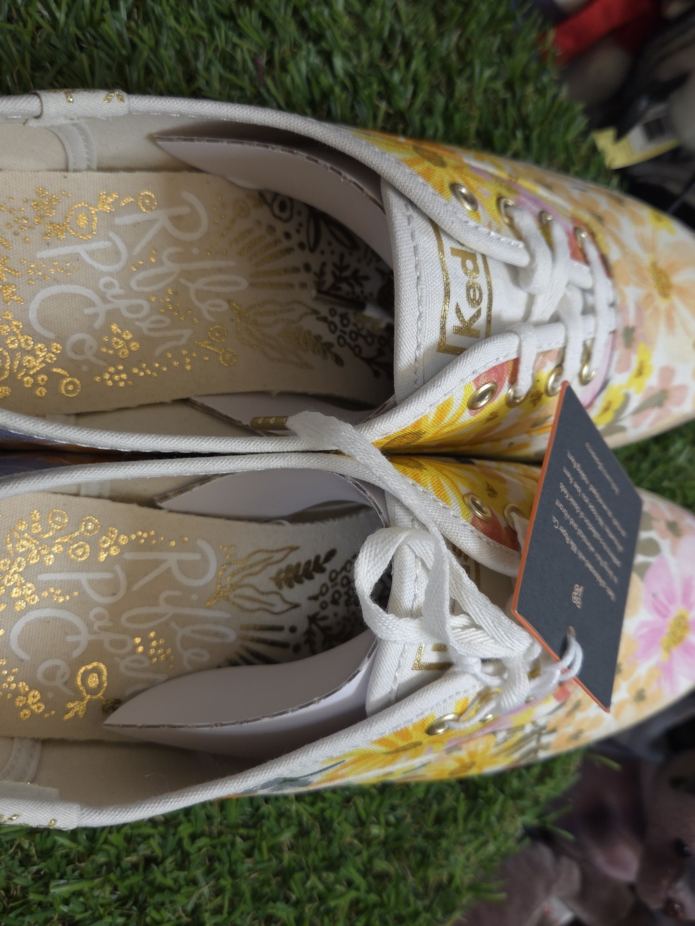 Rifle Paper Co. Keds Women's Floral Canvas Sneakers 8 - Picture 6 of 9